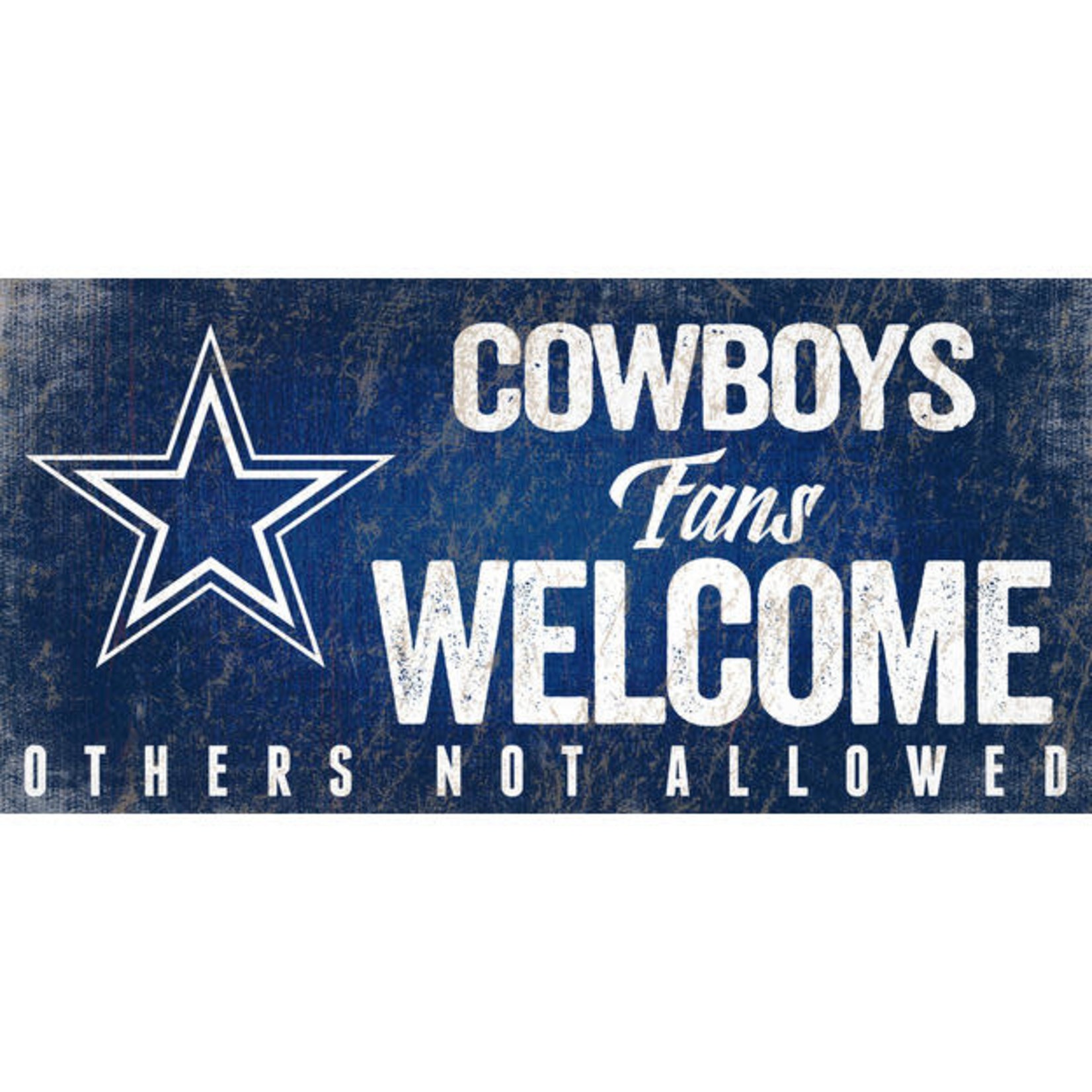 Fan Creations Dallas Cowboys Welcome Sign