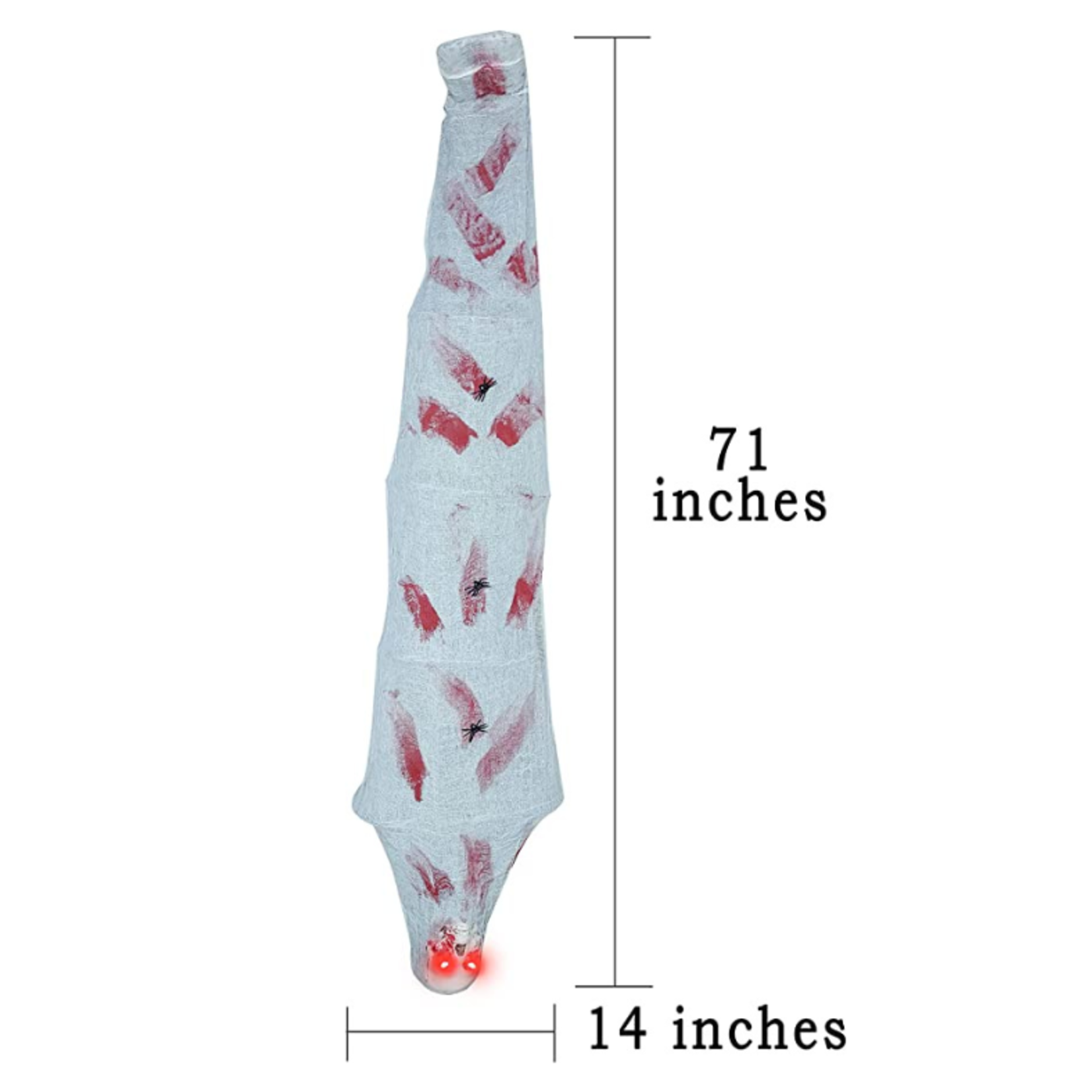 Achom 71" Halloween Hanging Cocoon Corpse