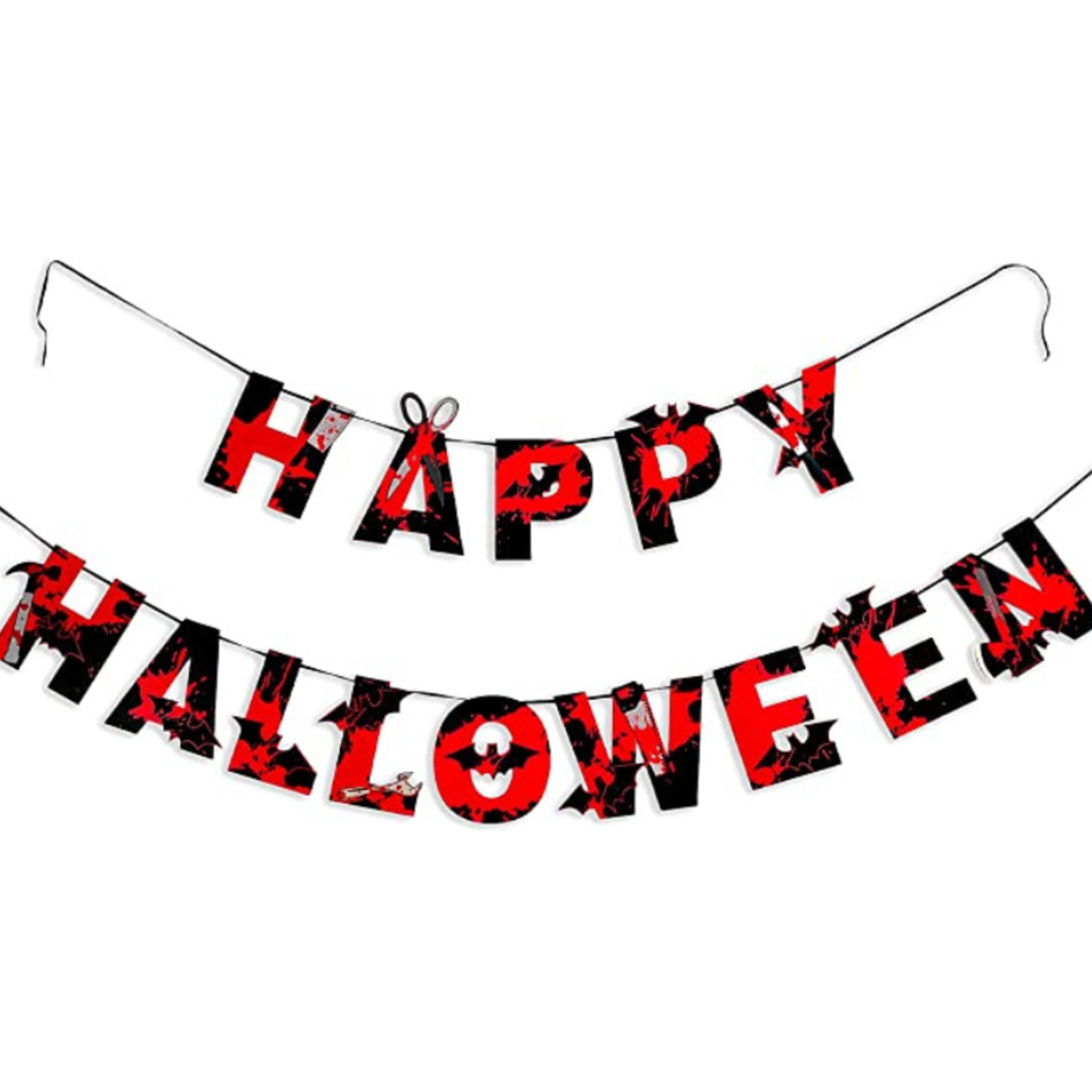 Chris W Halloween Banners Set - 6 Pcs