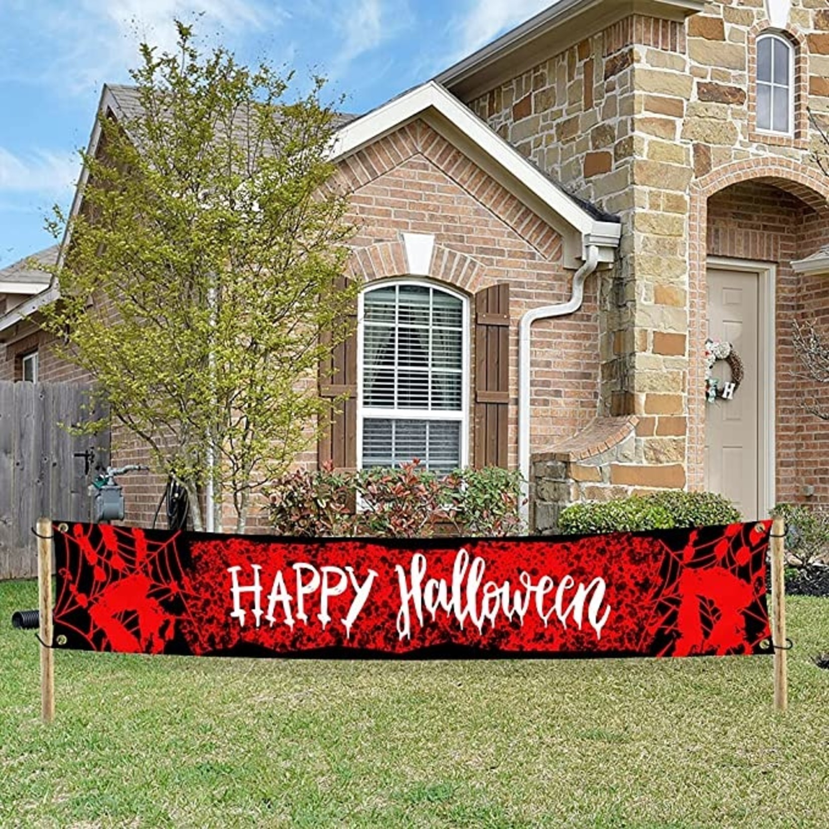 HCKHPN Happy Halloween Banner 120" x 20"