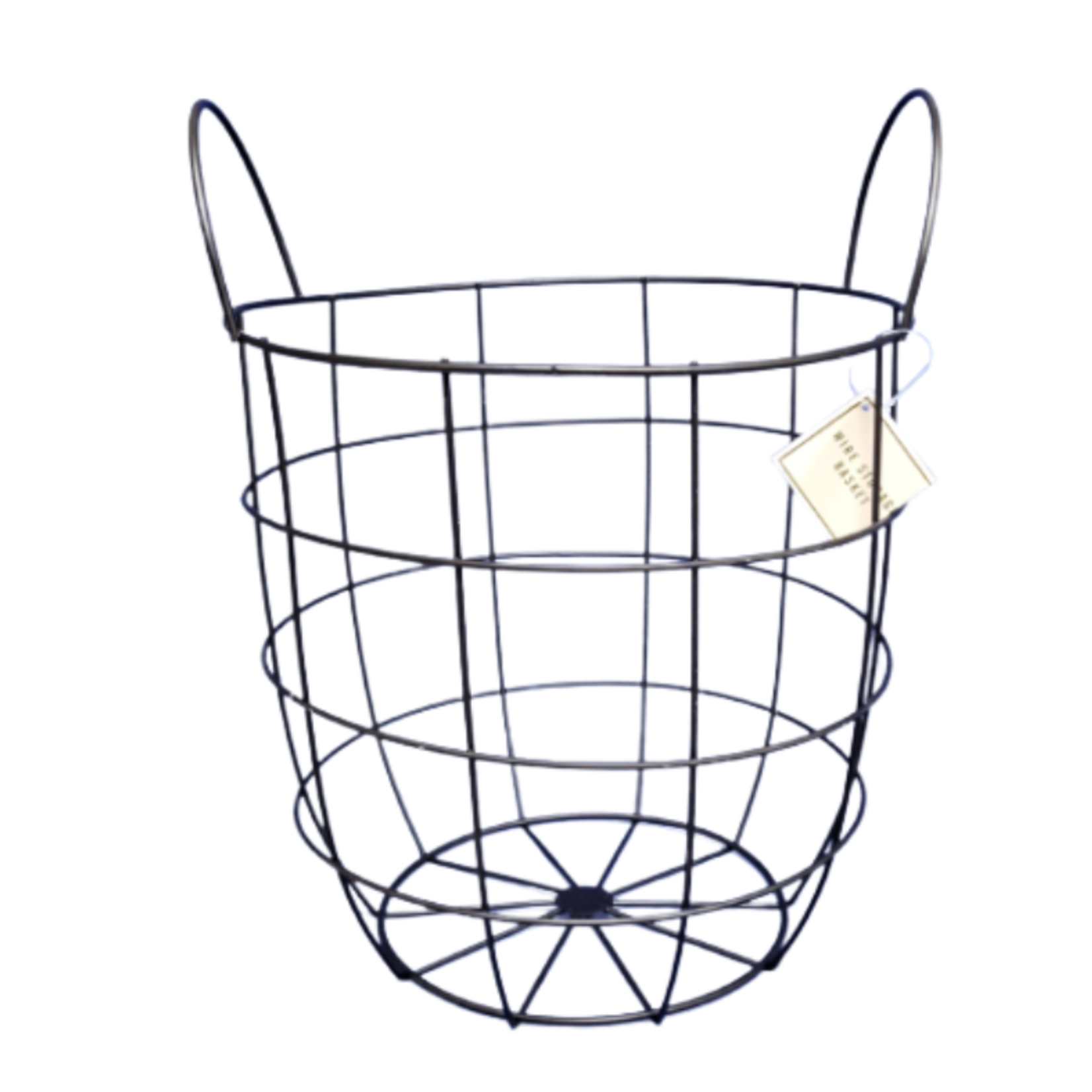 Crescent Wire Storage Baskets - Black