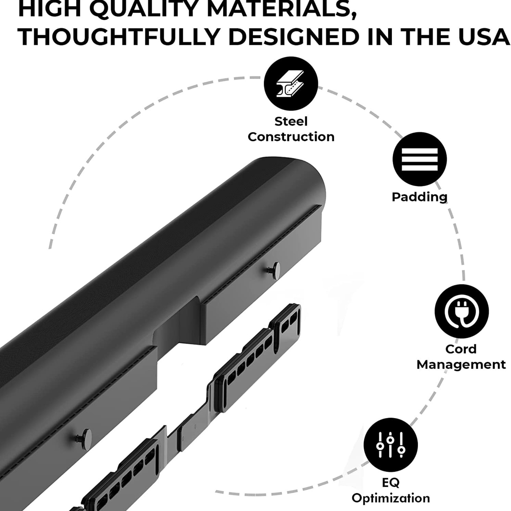 Humancentric Sonos Arc Sound Bar Wall Mount