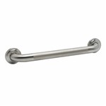 Zenna Home Stainless Steel Decorative Grab Bar, 18"