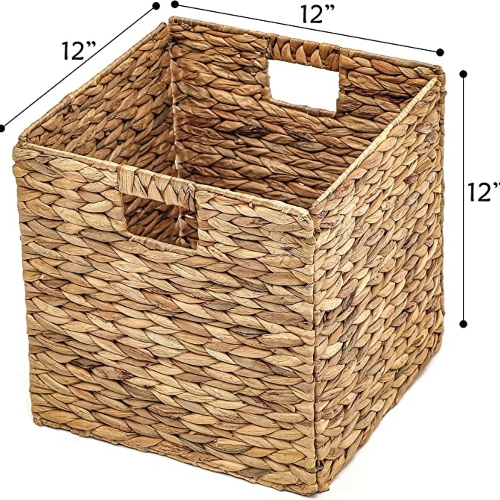 Trademark Innovations Hyacinth Storage Basket Set - 2