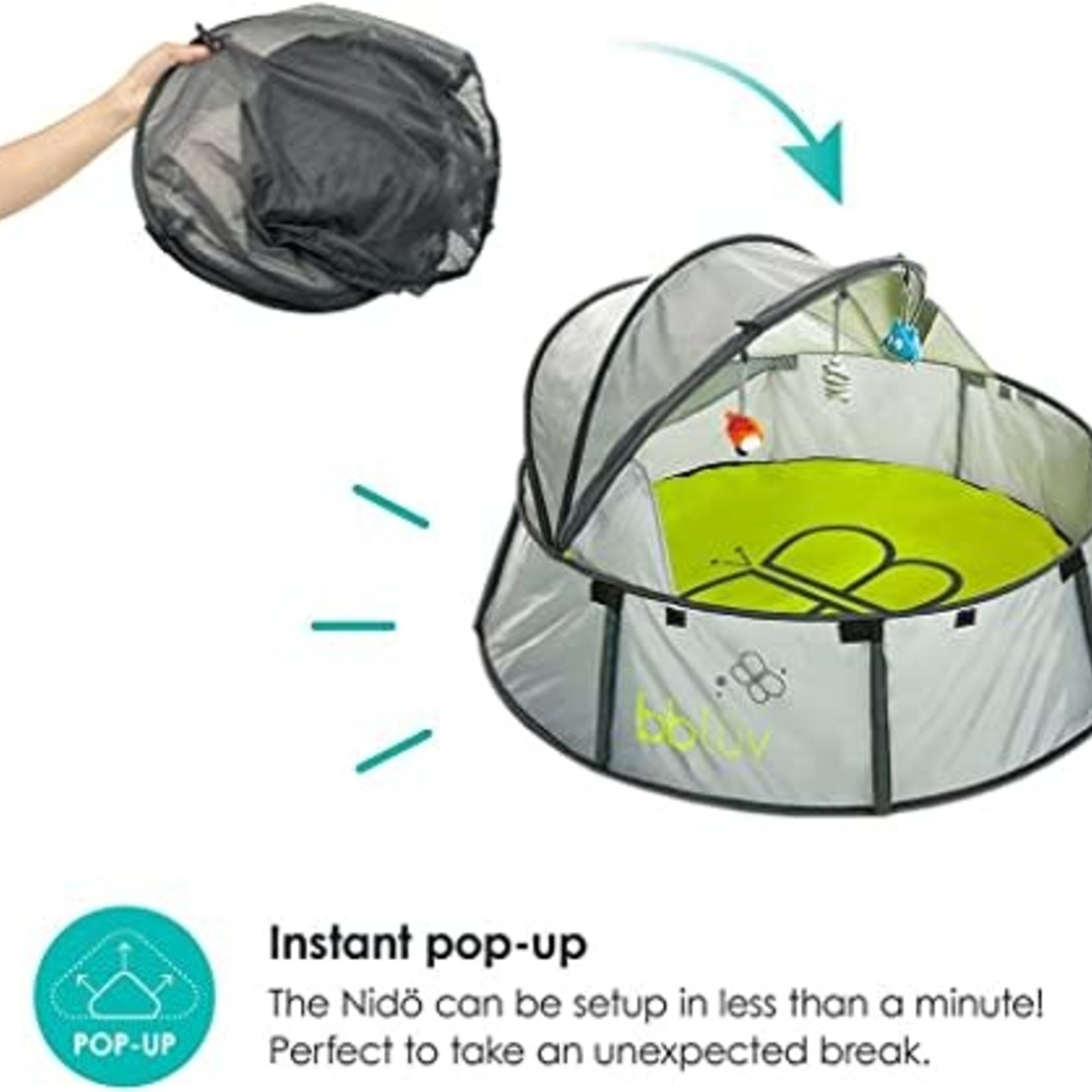 Bbluv 2-in-1 Travel & Play Tent