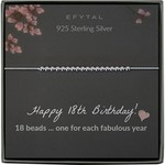 EFYTAL Sterling Silver Bracelet - 18th Birthday