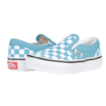 Vans Vans Kids Checkerboard Classic Slip-on Shoes Delphinium Blue/True White, 2.0 UY