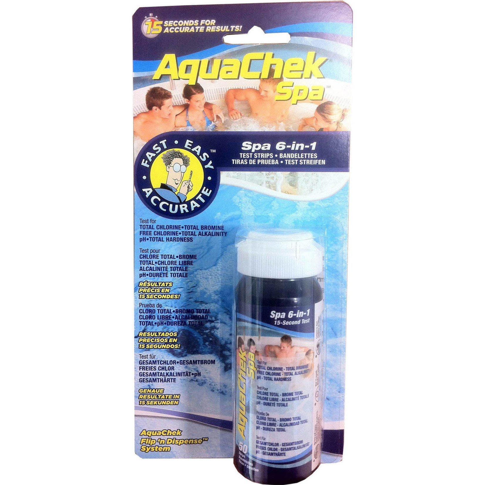 AquaChek 6-in-1 Spa Test Strips