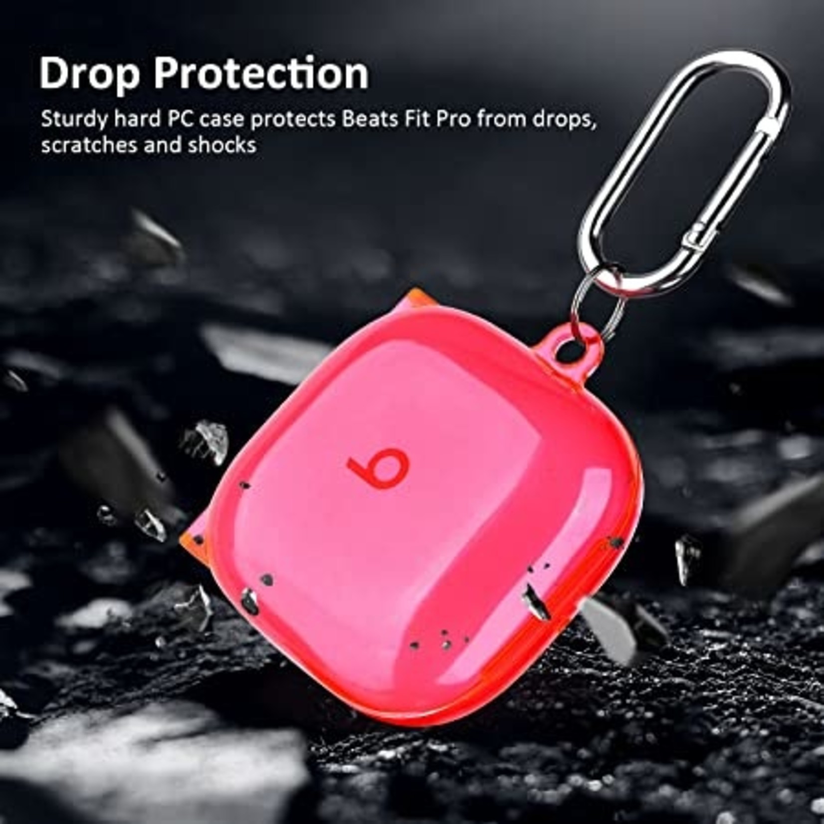 Filoto Beats Fit Pro Case- Neon Hot Pink