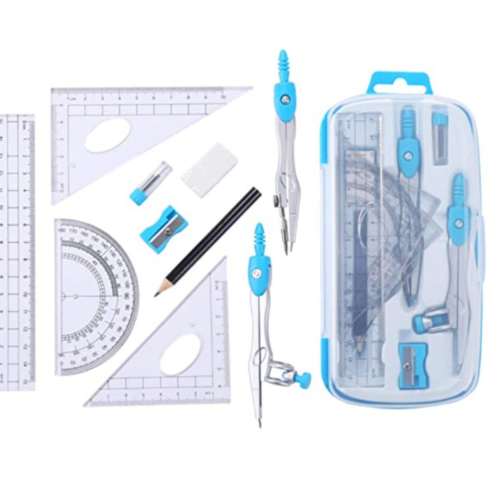 Unjoo Math Geometry Kit - Blue