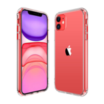 ImpactStrong iPhone 11 Case - Clear/Red Buttons