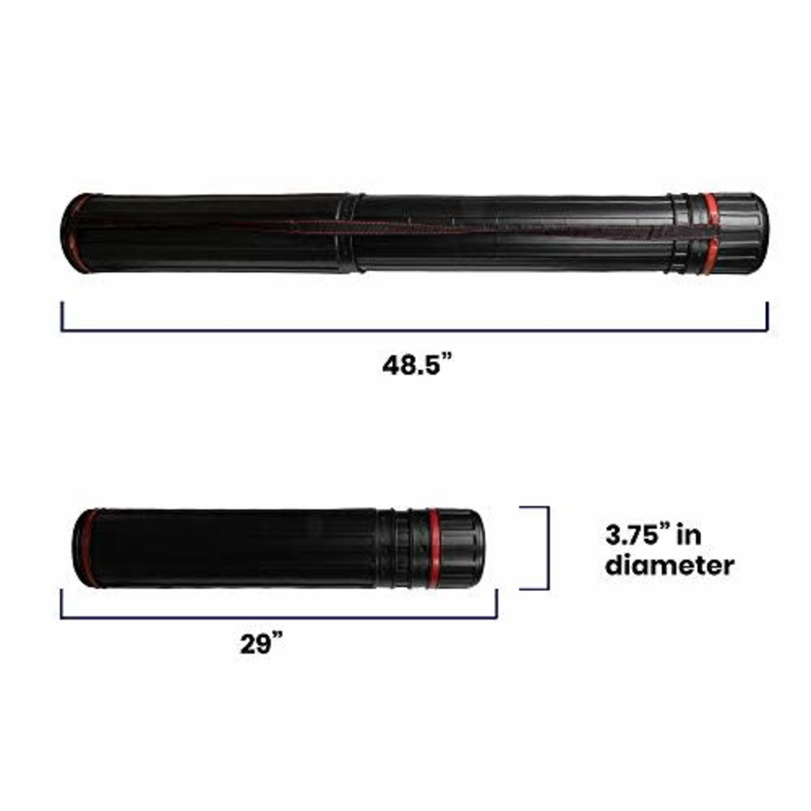 3.75in 29-48in Expandable Carrying Tube