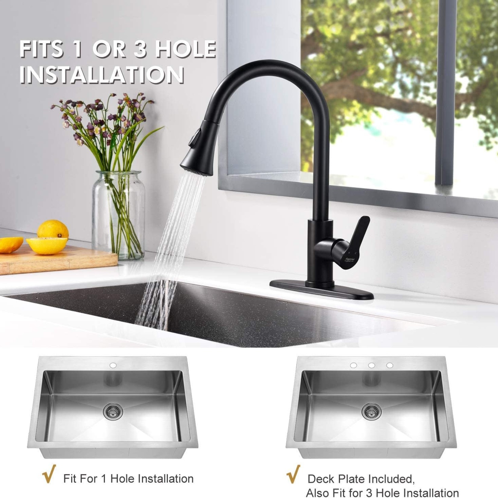 Amazing Force Modern Kitchen Faucet