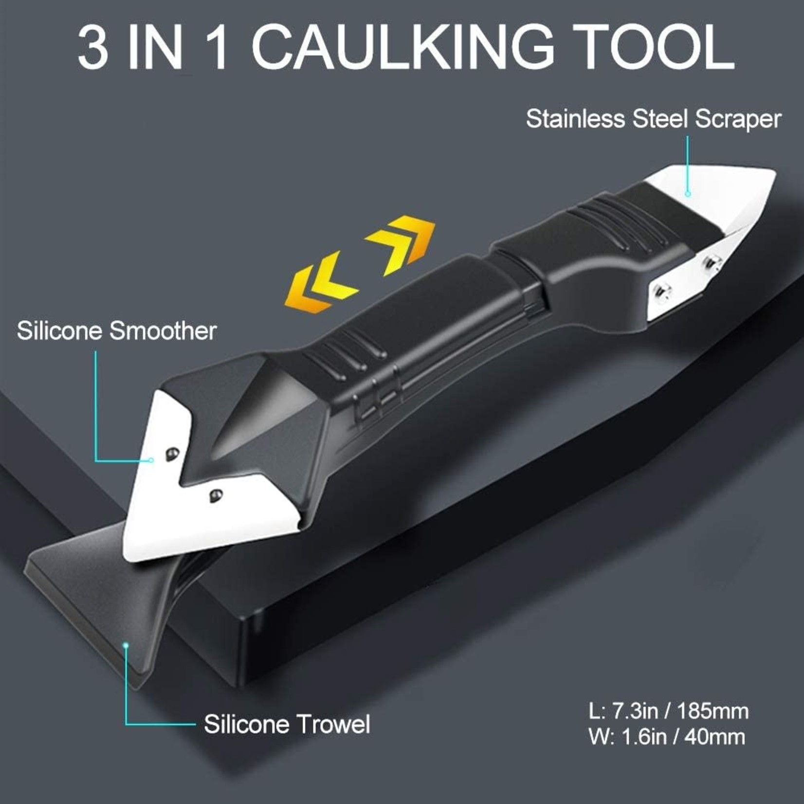 NiLooki Caulking Scraper Tools Kit-3 In 1