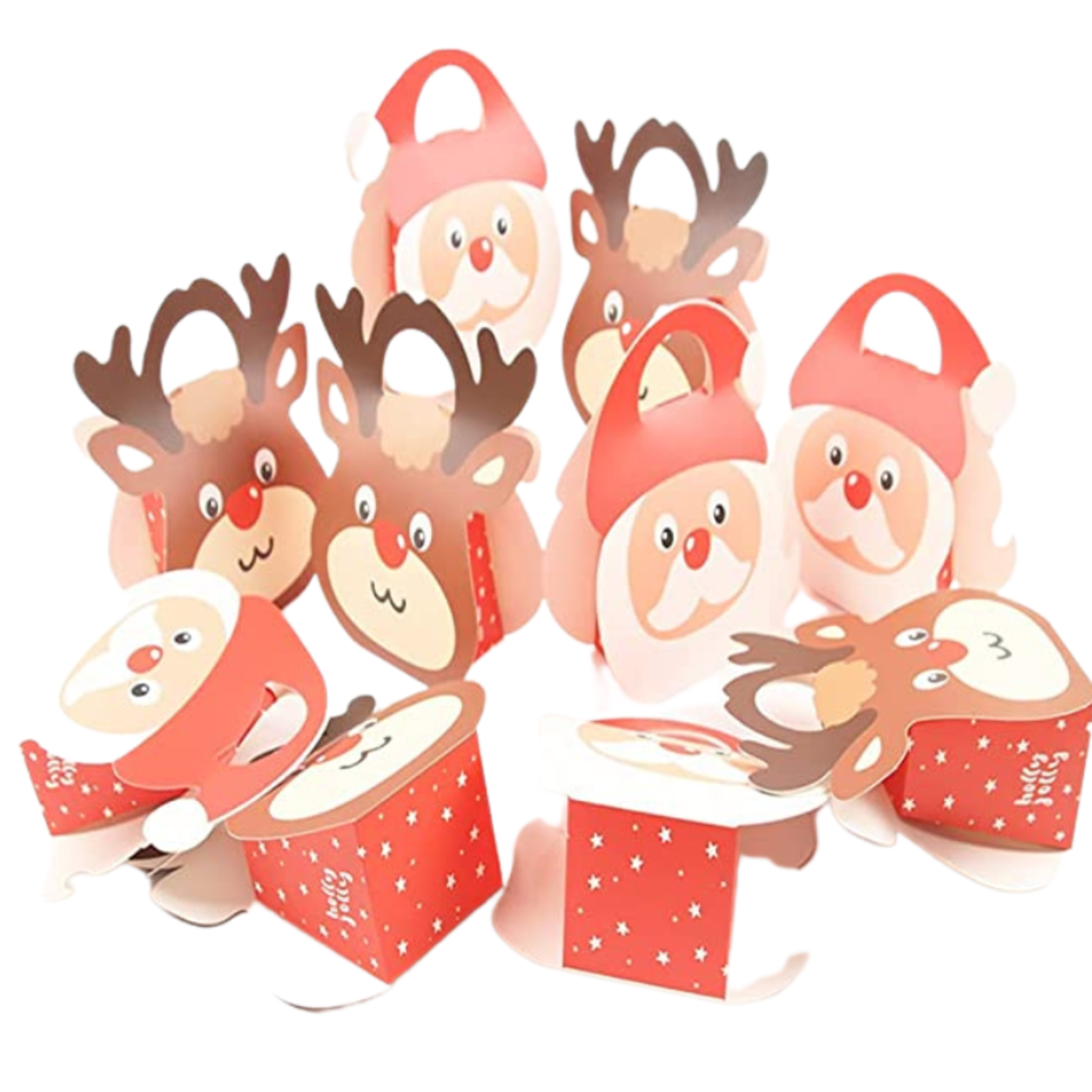 Chi-Mejo Christmas Cookie Boxes- 10 PC Set