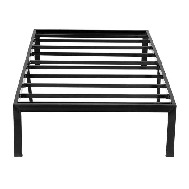 Metal Bed Frame Twin Black Top Notch DFW, LLC