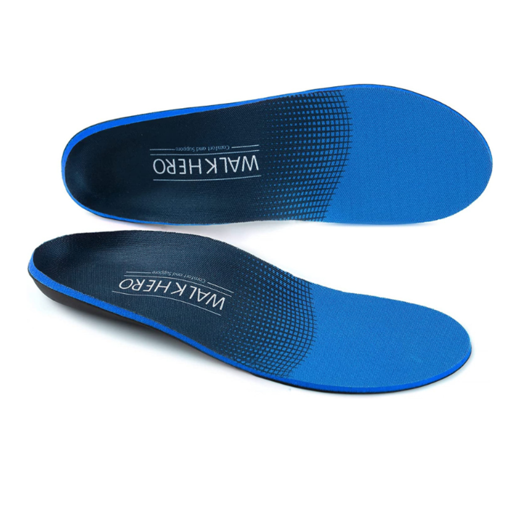 Walk-Hero Arch Support Orthotic Insoles for Plantar Fasciitis & Foot Pain Relief | Top Notch DFW