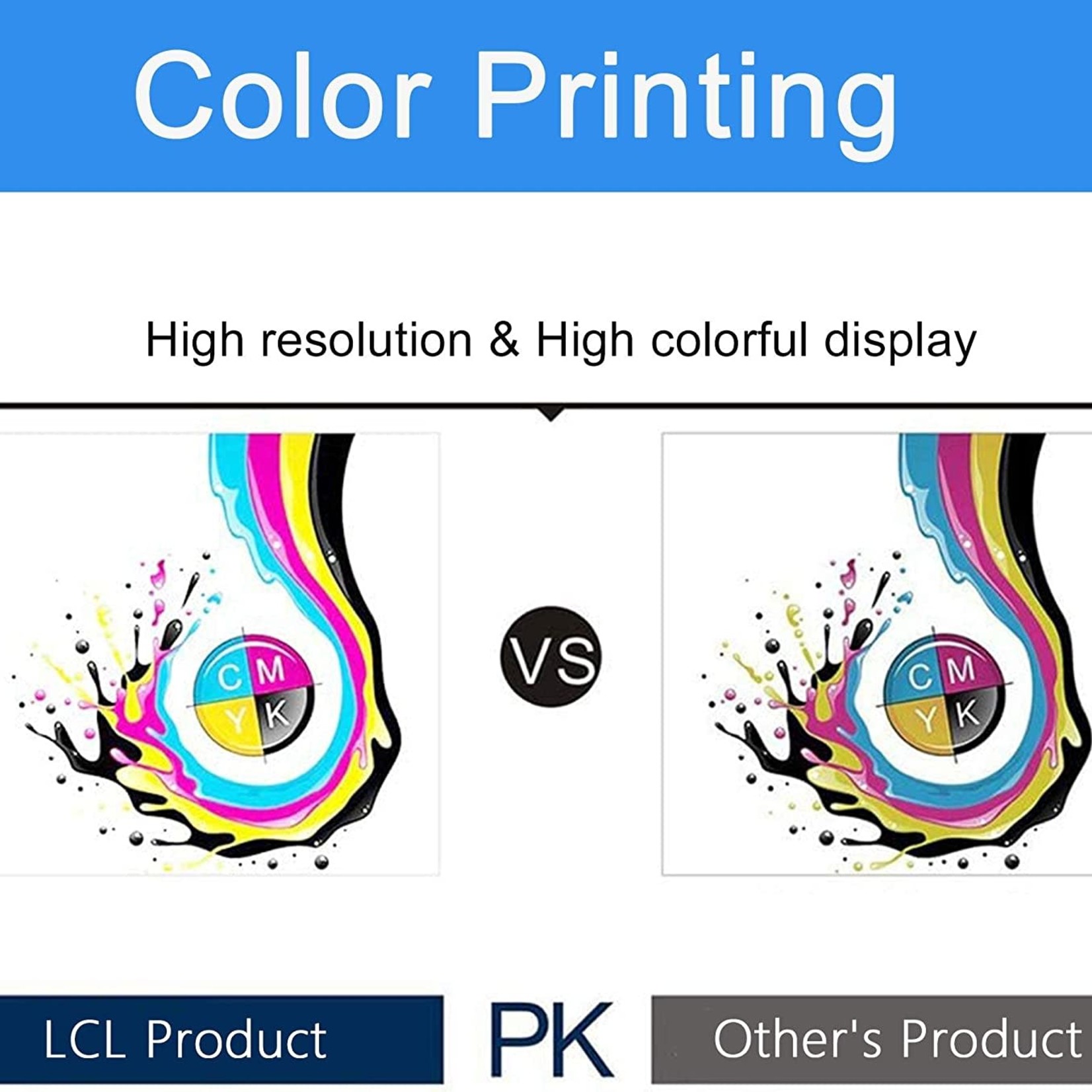 LCL Toner Cartridge Replacement 4 Pack