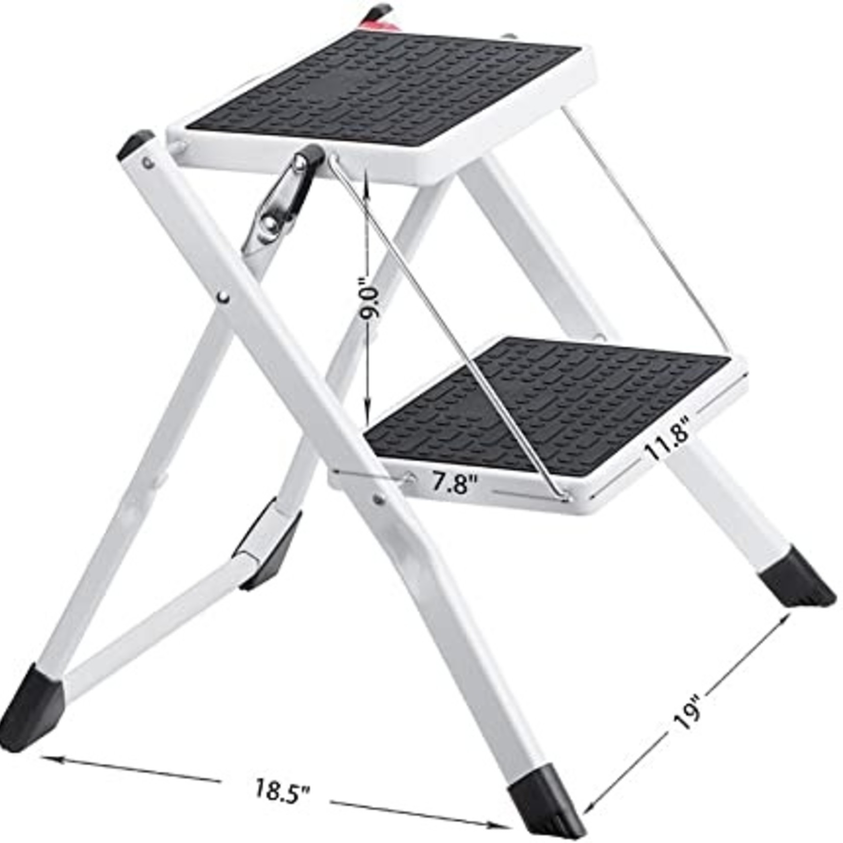 Delxo 2 Step Collapsible Ladder