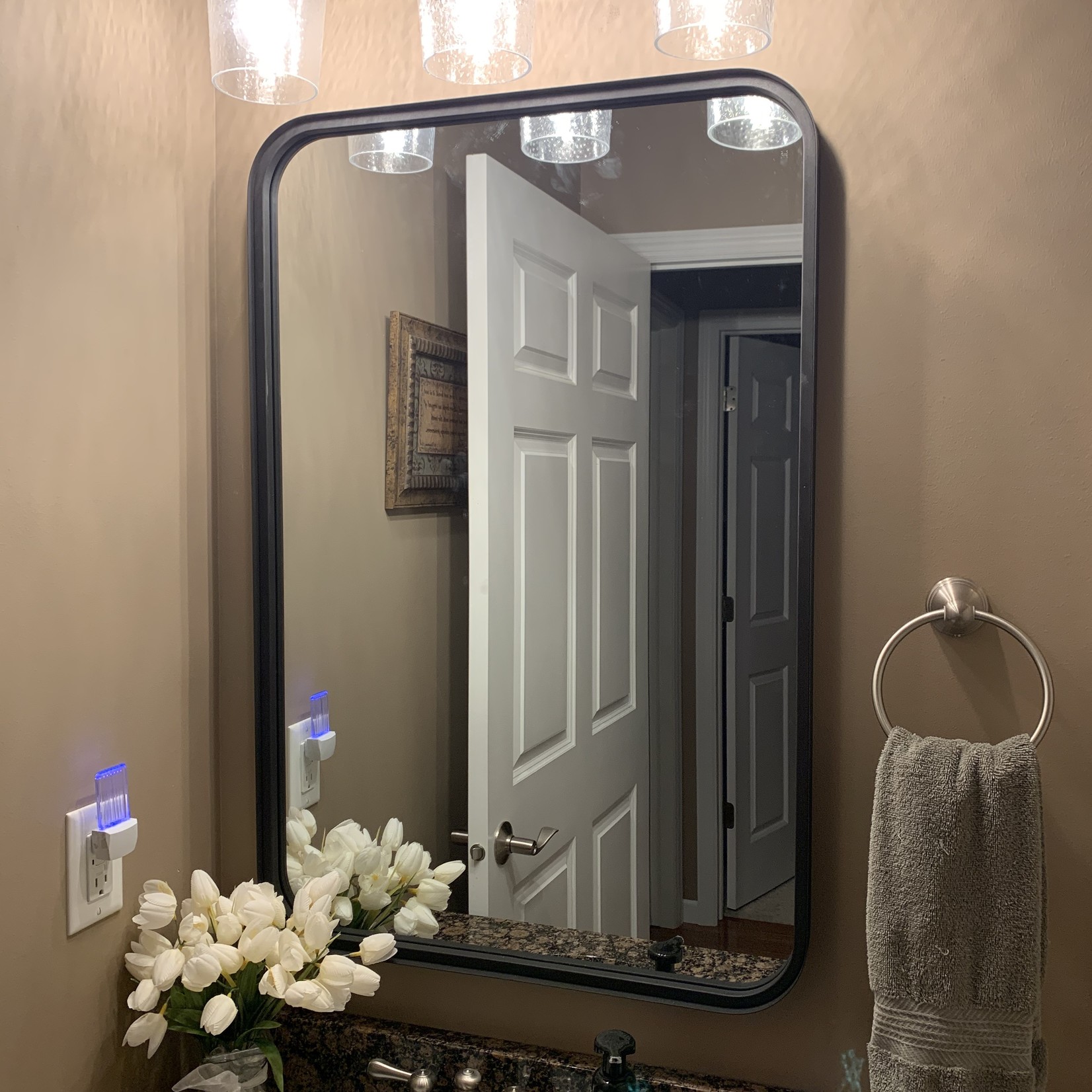 Howofurn Rustic Rectangular Mirror