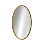 Prohomeware Oval Wall Mirror - Gold - 20'' X 28''