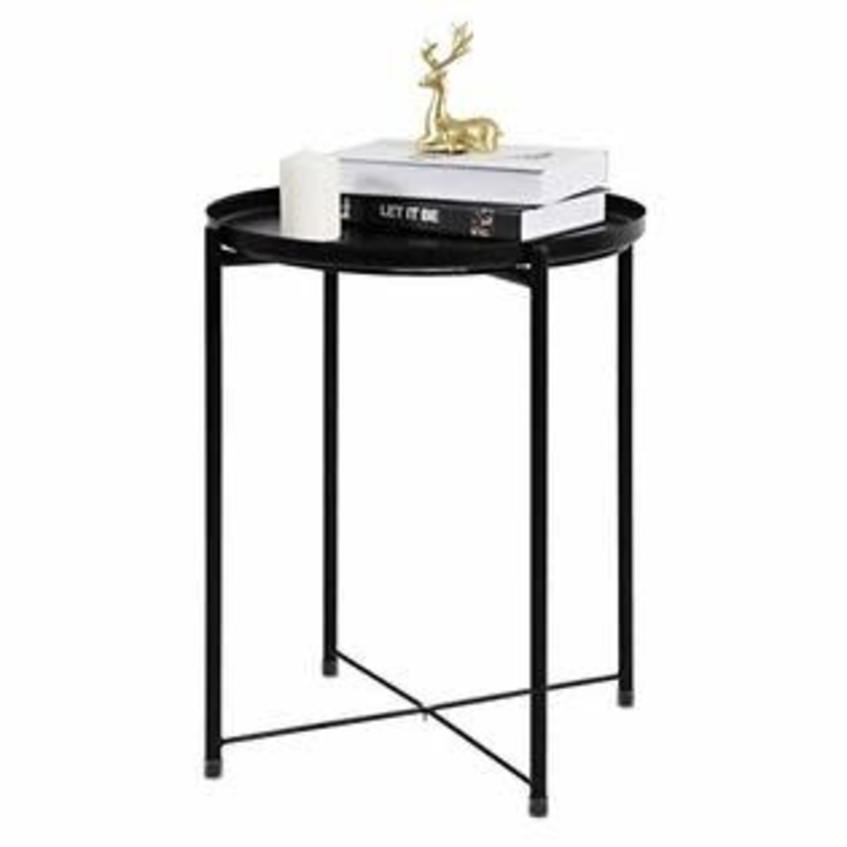 Tiita Metal Accent Table - Black