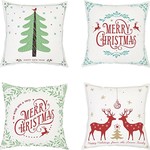 PAflagRTY Merry Christmas Throw Pillow Covers 18x18