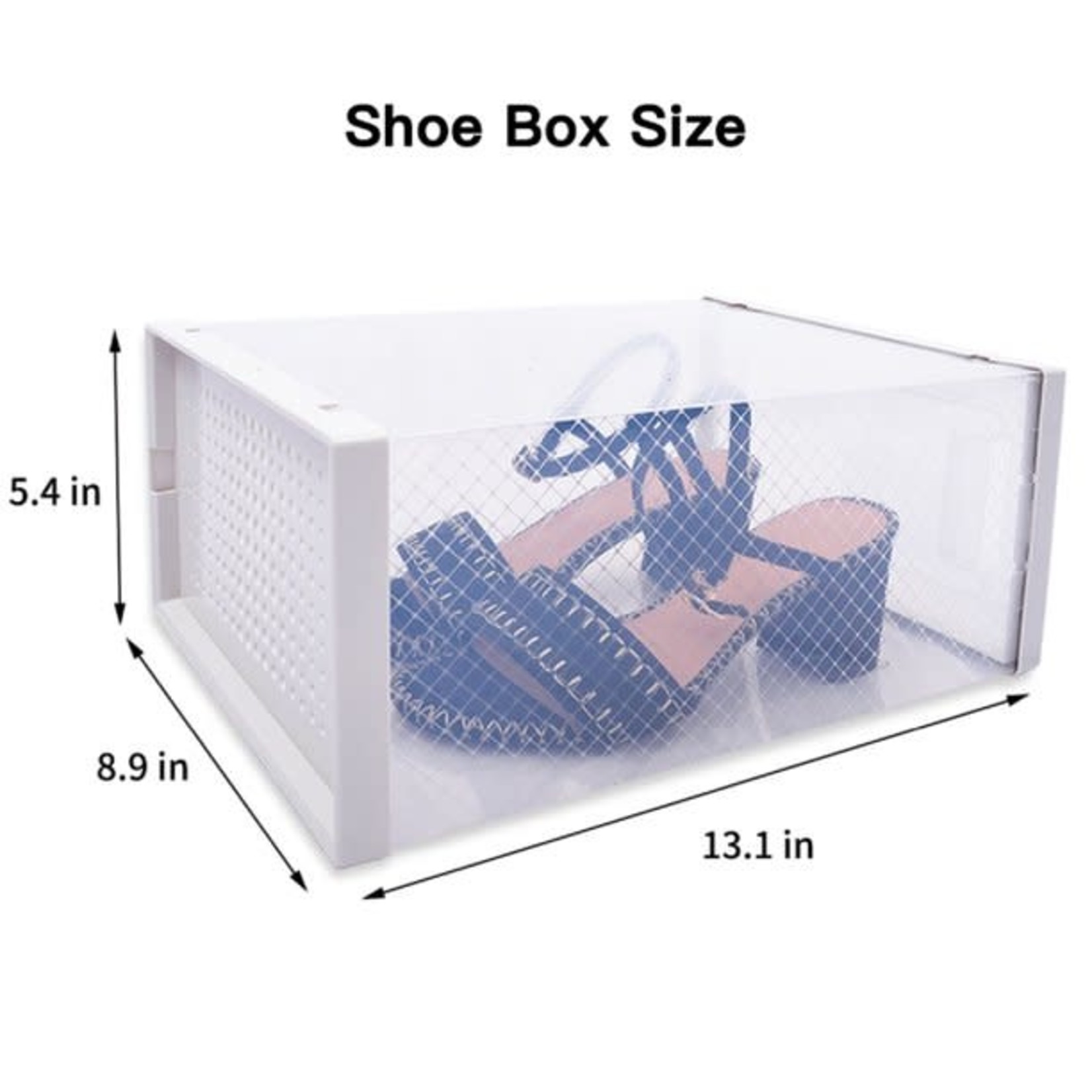 Waytrim 12 Stackable Shoe Storage Box