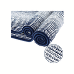 Bsicpro Bathroom Rug 2PC Set - Navy