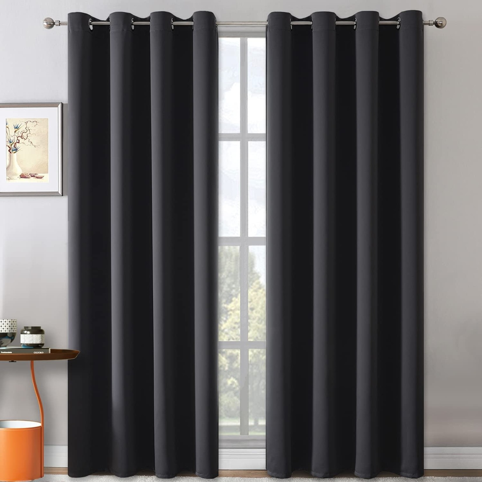 Blackout Curtains - Dark Grey - 52 X 84 - Top Notch DFW, LLC