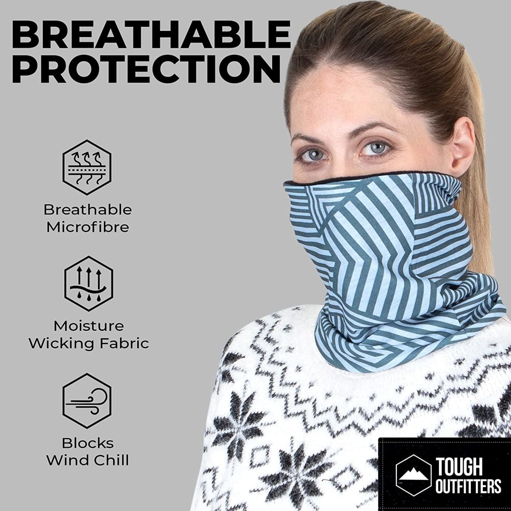 Tough Headwear Winter Fleece Neck Gaiter