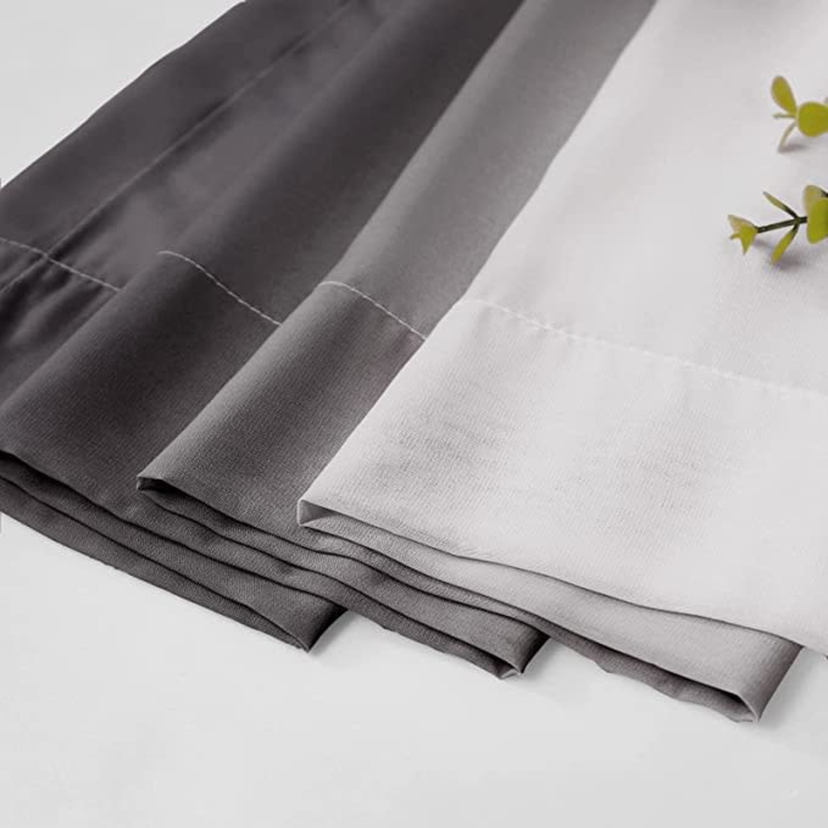 Melodieux Voile Drapes- Black Ombre