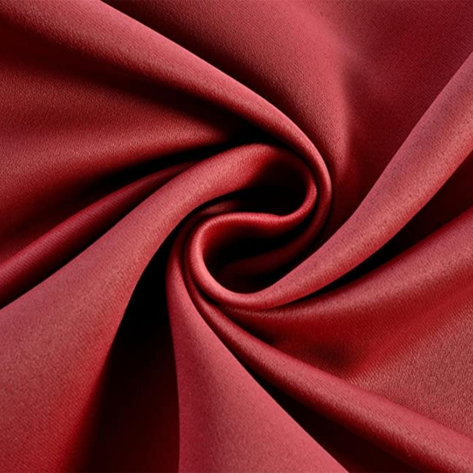 Miuco Blackout Curtains(52x63)- Set Of 2/ Burgundy