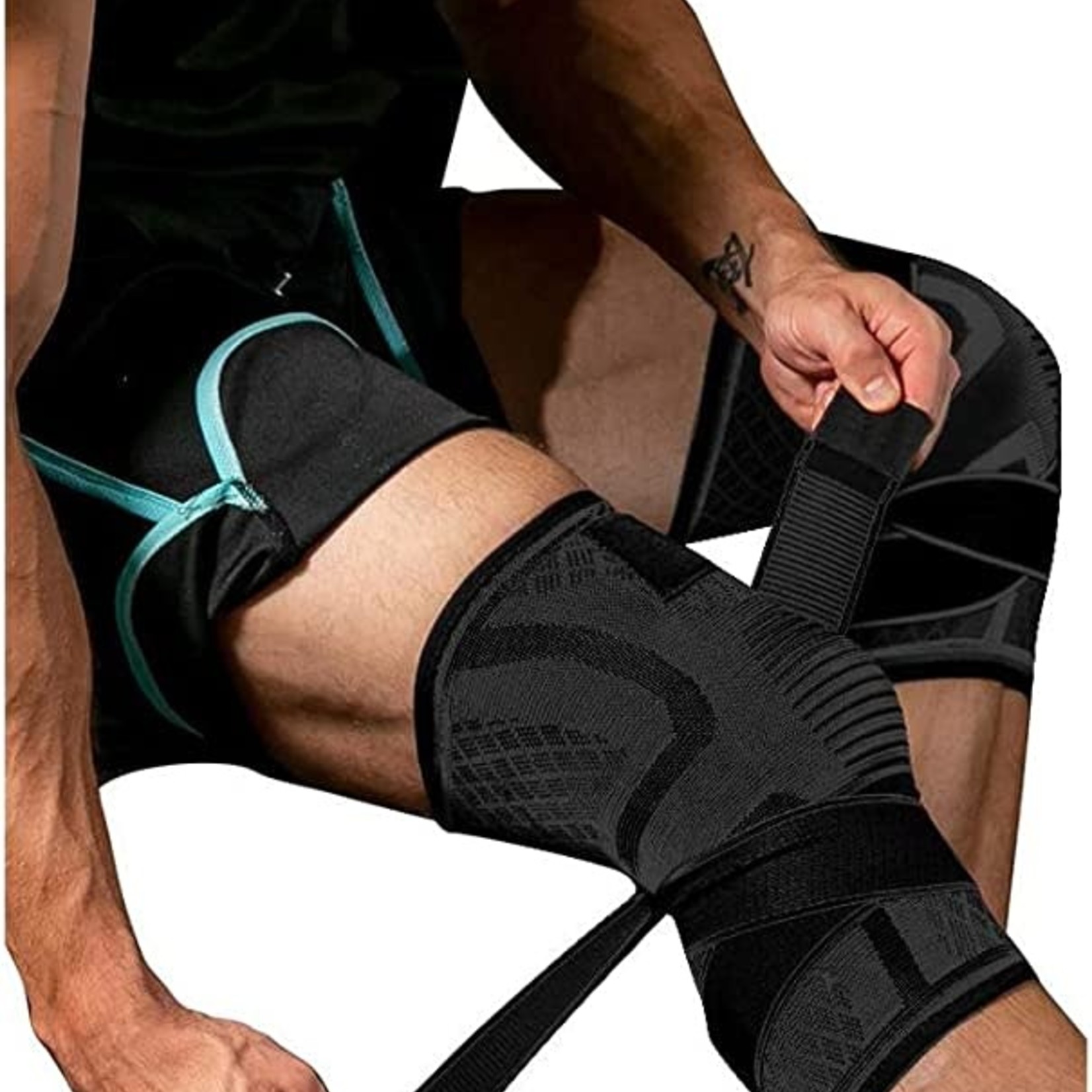 Diff Life Knee Compression Brace- XL/ Black