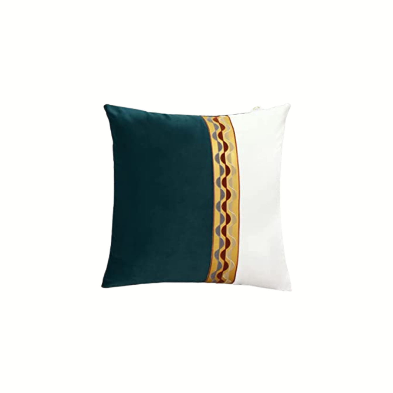 Velvet Patchwork Throw Pillow Covers - Pack of 2