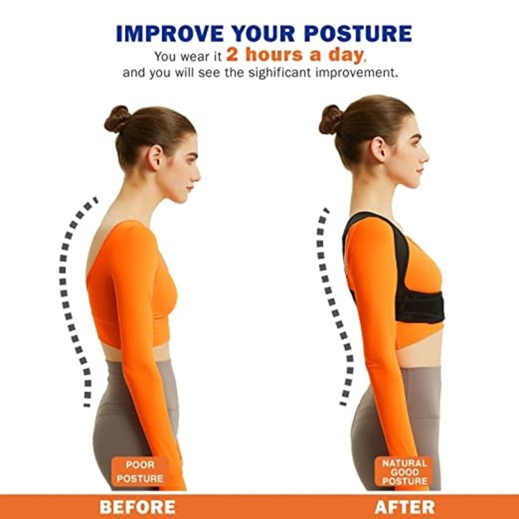 Posture Corrector Brace- Adult- Large- XL - Top Notch DFW, LLC