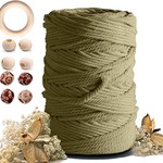 Macrame Cord- 5mm x 109 Yards- Khaki