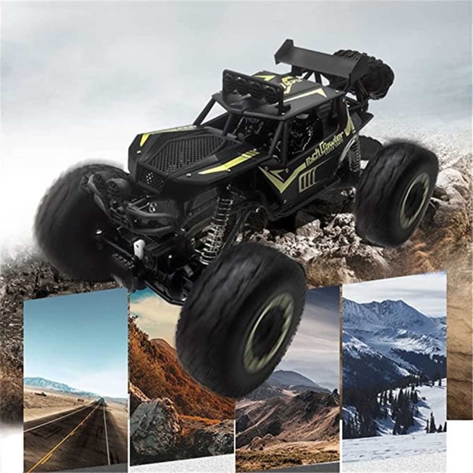 Rock Crawler 2.4 GHZ- Black