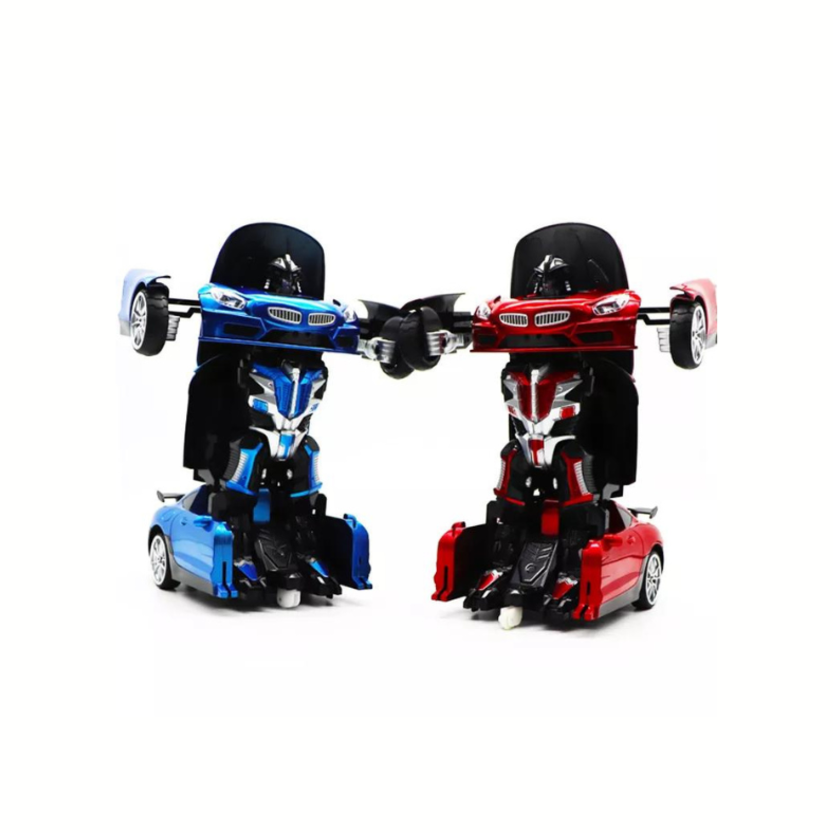 Bayi RC Transforming Robot Sports Car - Blue