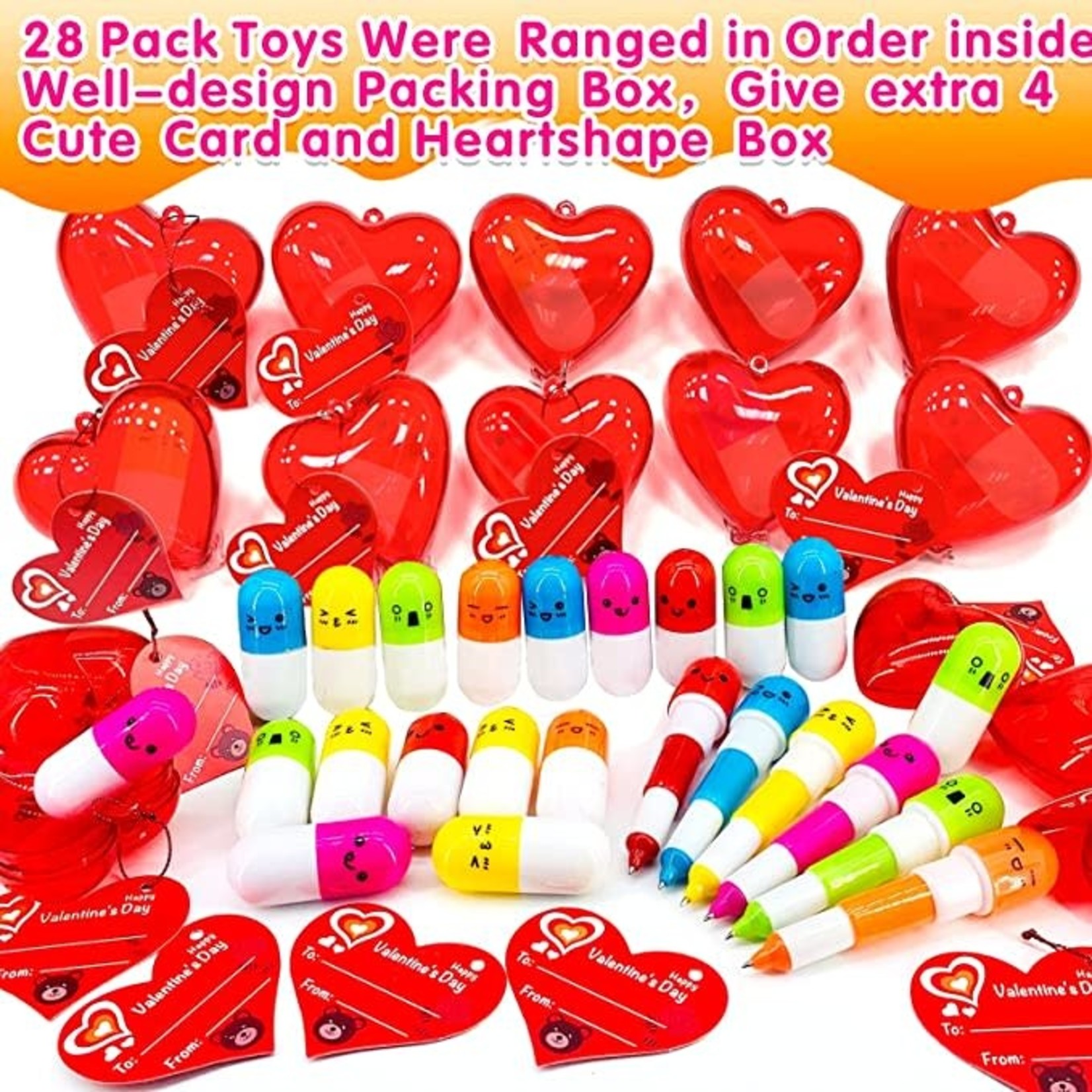 iGeeKid Valentines Day Stationery Party Favors - Set Of 28