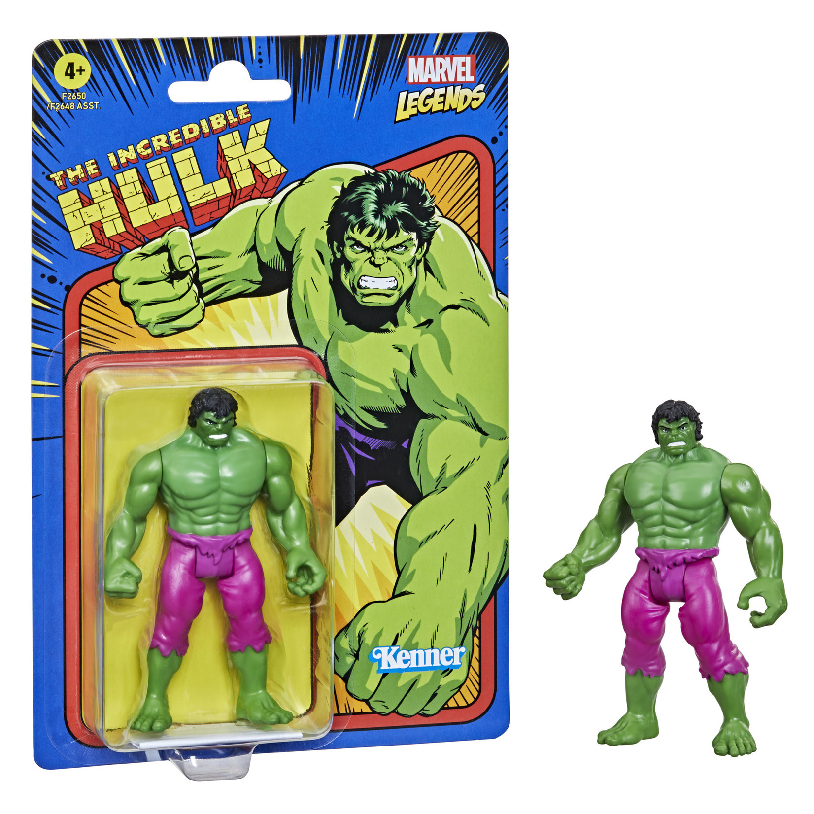 Hasbro Marvel Legends Series Retro 375 Collection- Hulk Action Figure