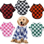 Eunikroko Dogs Plaid Shirt - 6pc - Large