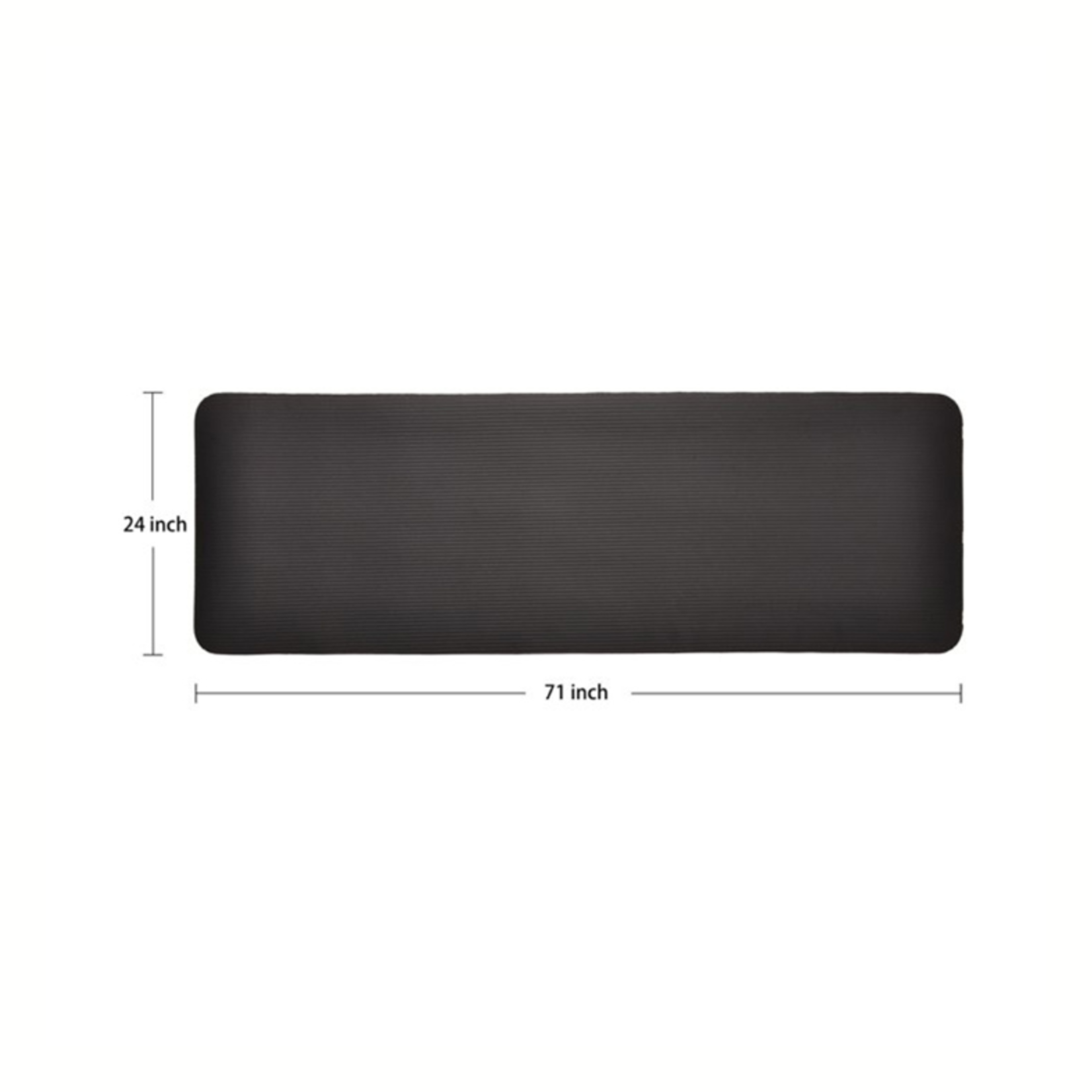 Balance From Yoga Mat- 1/2 In- Black