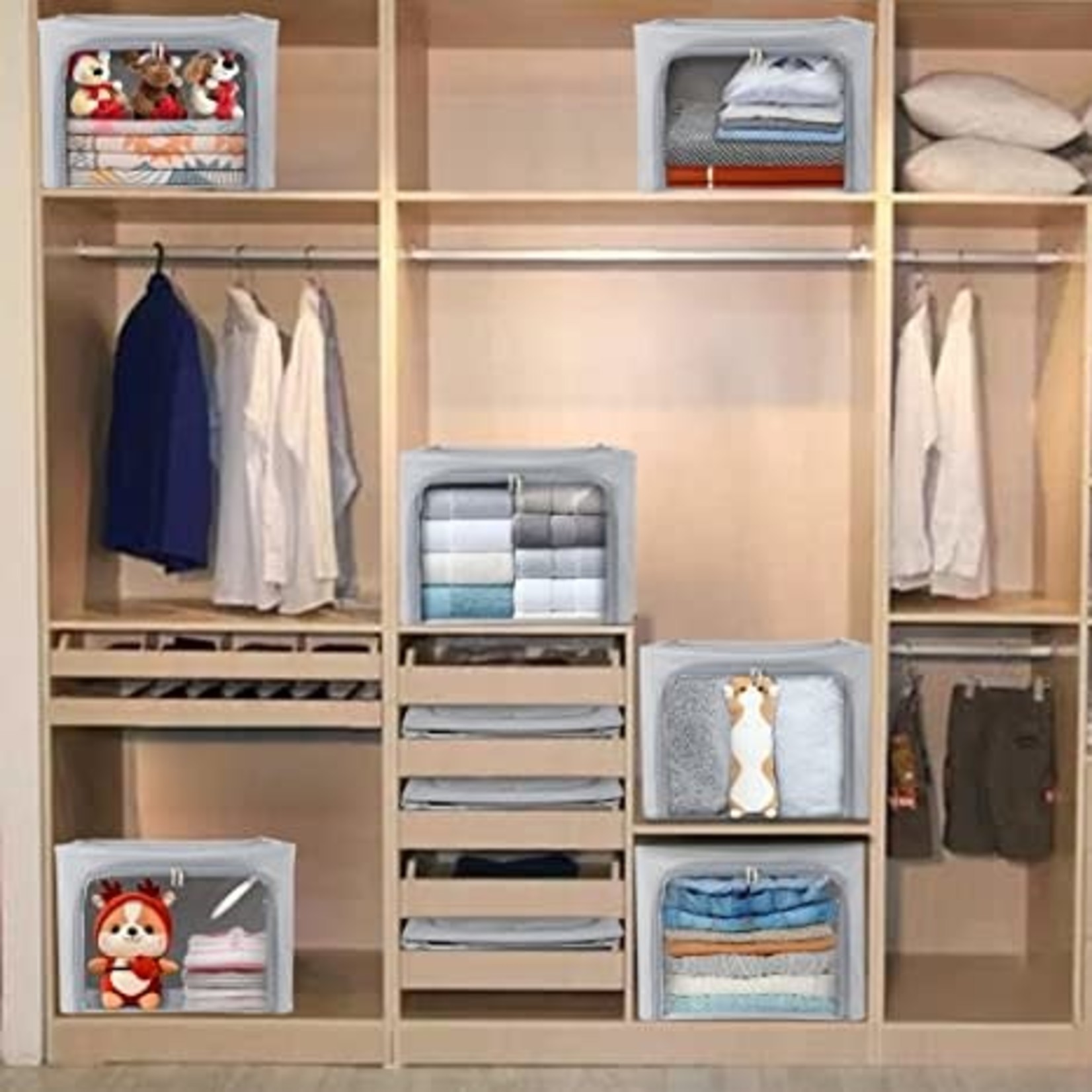 Ststech Stackable Closet Organizer- Set Of 3