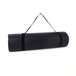 Jig Mats Yoga Exercise Mat With Carry Strap- Black