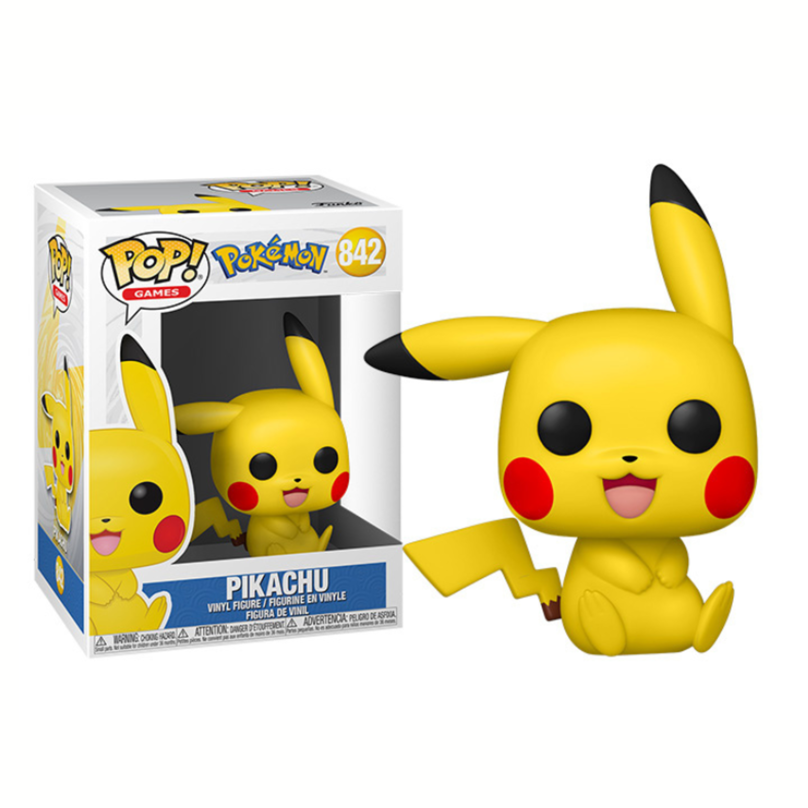 Funko Funko POP! Games: Pokémon S7 Pikachu Sitting Vinyl Figure #842