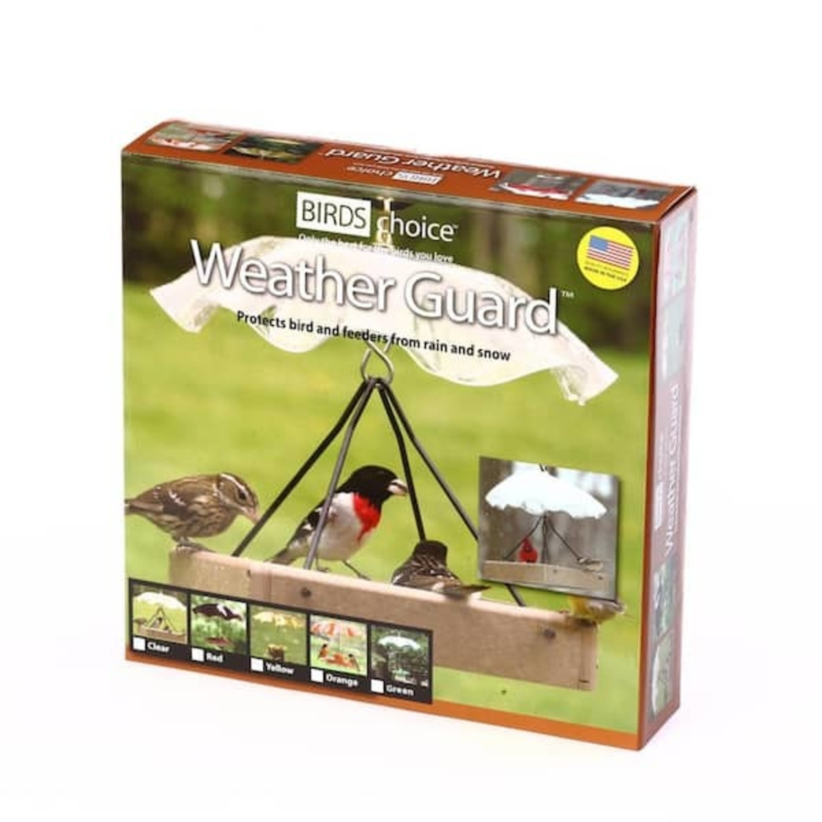 Birds Choice Bird Feeder Weatherguard - Clear