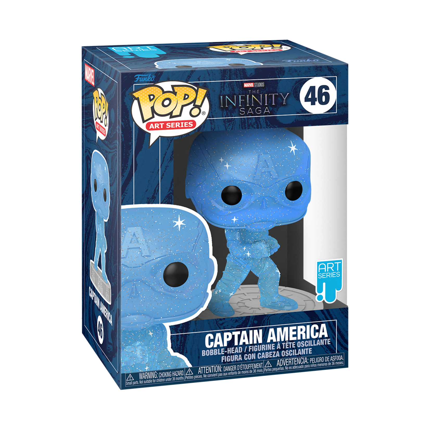 Funko Funko Pop! Artist Series: Infinity Saga Captain America Bobblehead #46