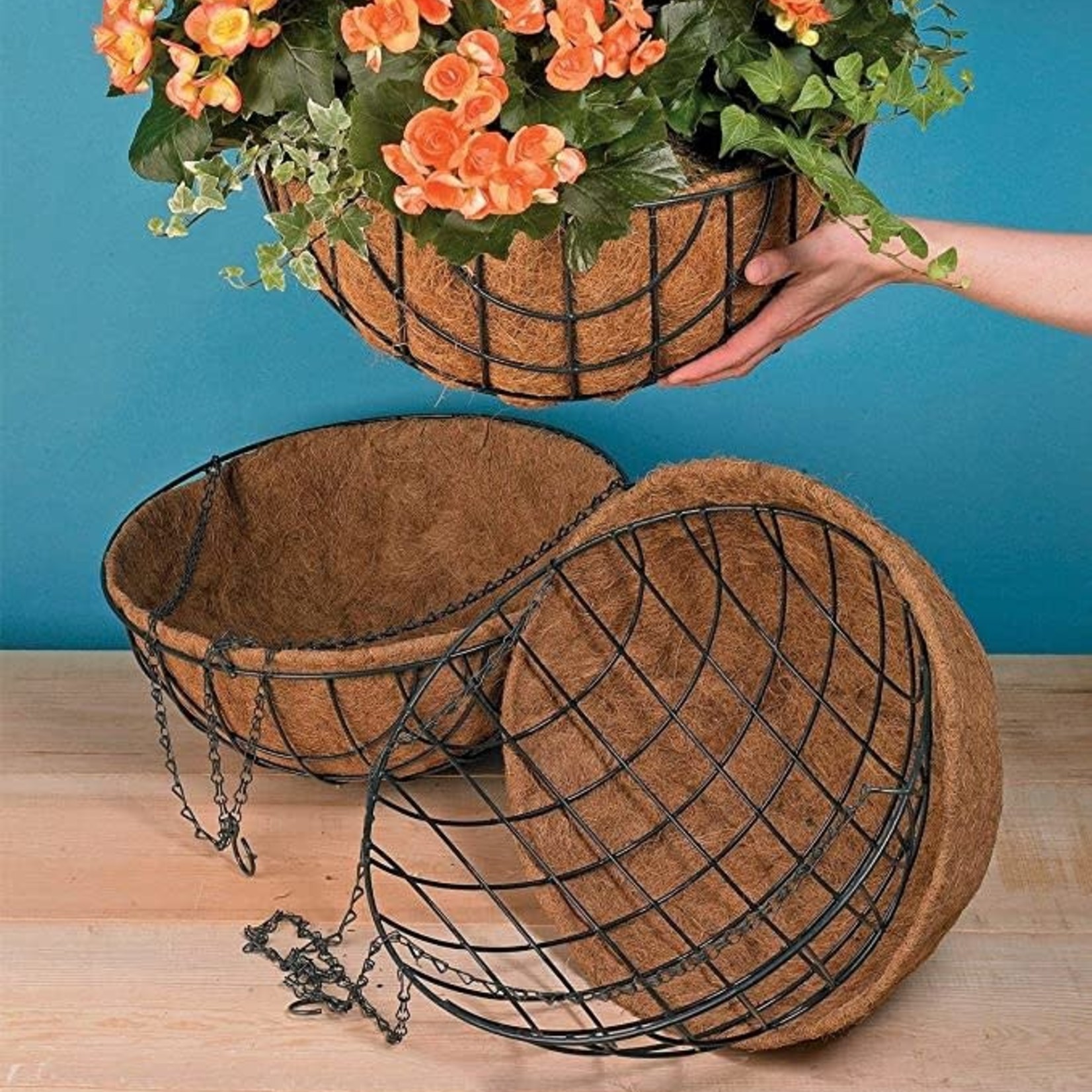 Mtb Supply Inc Garden Hanging Baskets- 10 Inches- Set Of 4