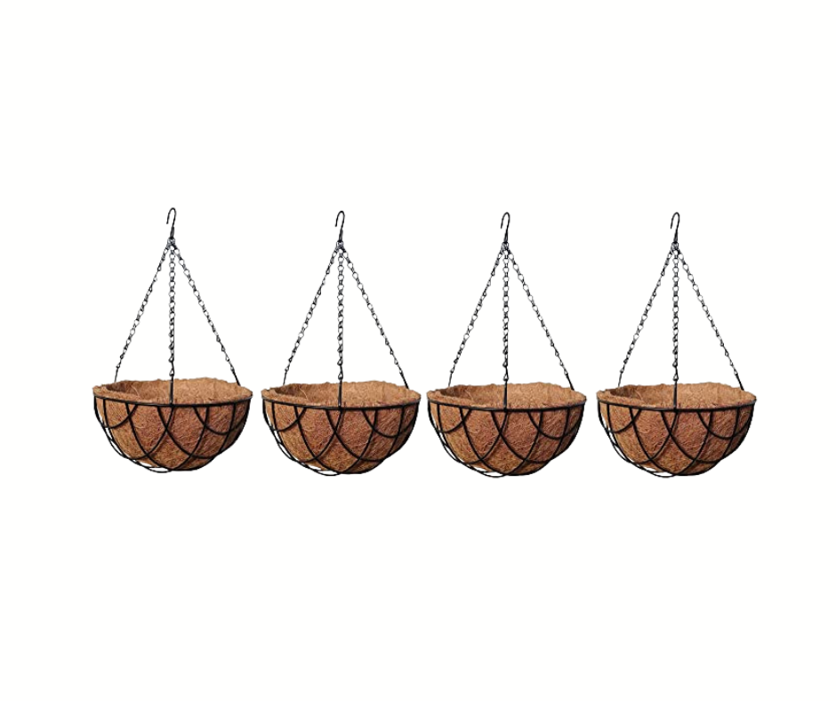 Garden Hanging Baskets 10 Inches Set Of 4 Top Notch DFW, LLC